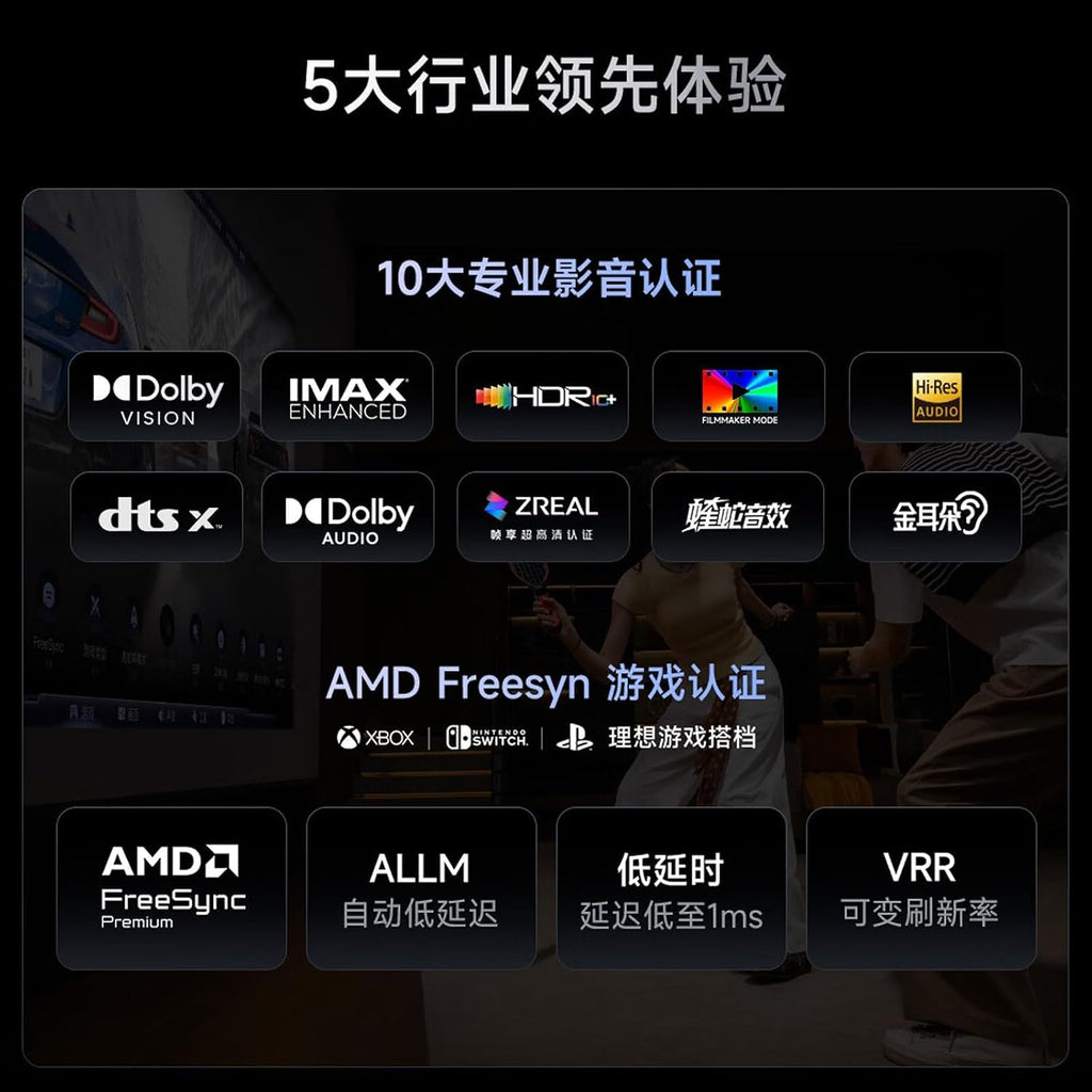 Vidda C5 Pro Max Laser 4K Projector for Home Office Outdoor