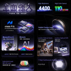 Vidda C5 Pro Max Laser 4K Projector for Home Office Outdoor