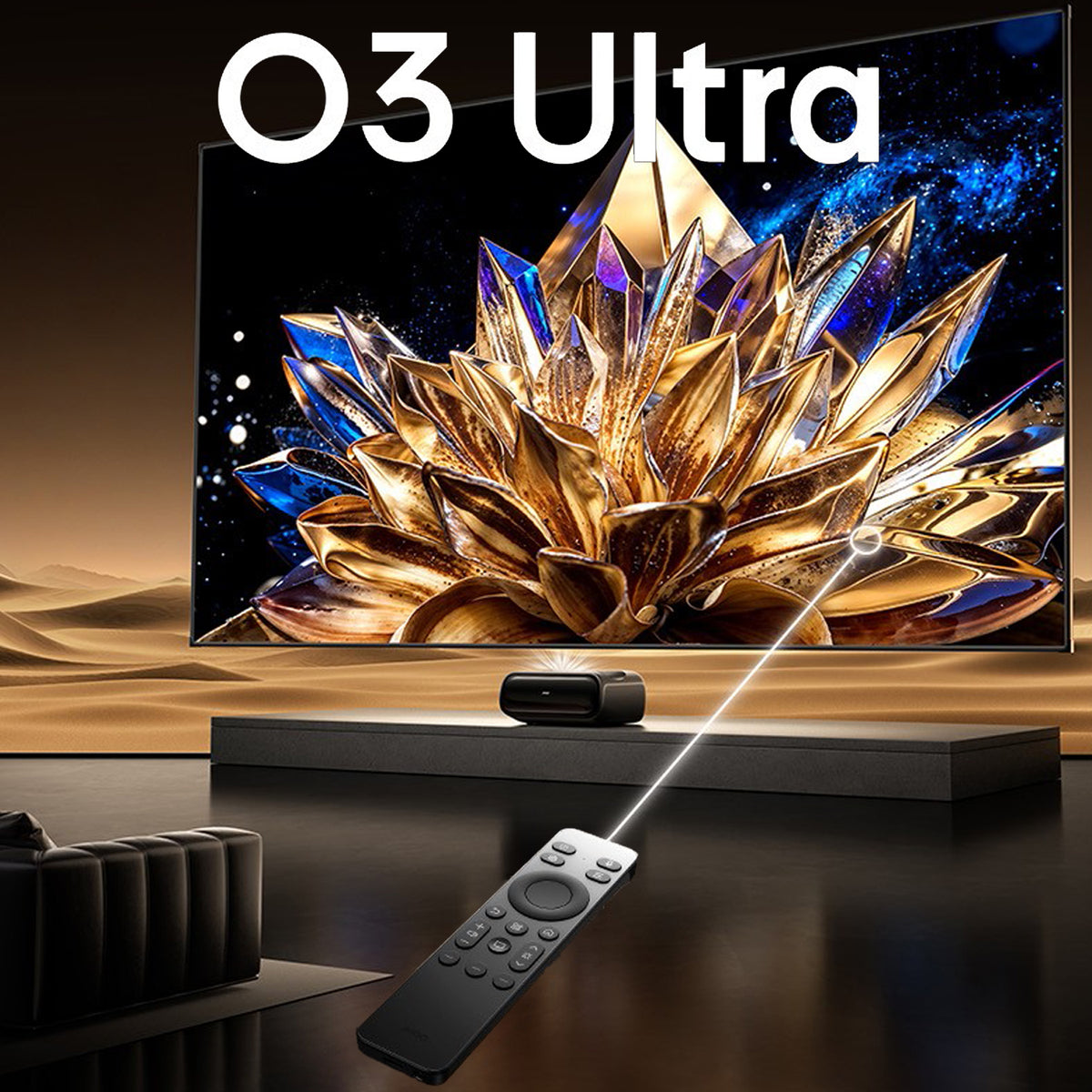 JmGO O3-Ultra 4K Laser Ultra Short Throw Projector