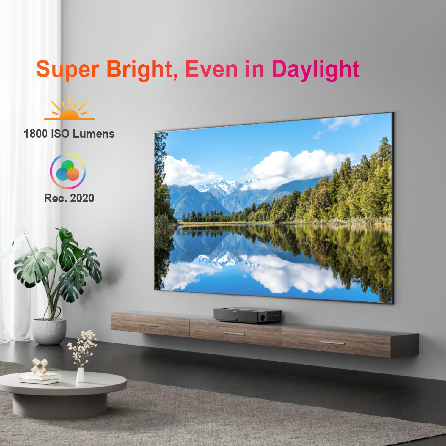 Formovie Theater Premium Ultra Short Throw 4K Triple Color Laser TV Projector